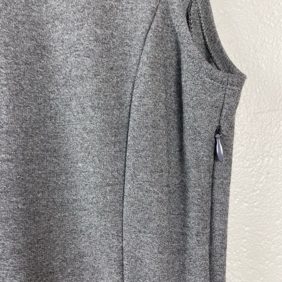 Madewell Ponte Screenplay Dress- Gray - Picture 9 of 9